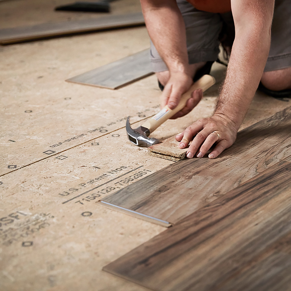 Flooring installation visual